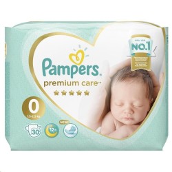 Подгузники 30 шт. Pampers премиум кеа ньюборн 1.5-2.5 кг р. 0