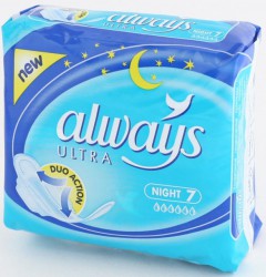 Прокладки женские Always ультра найт 7 шт.