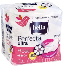 Прокладки женские Bella перфекта ультра роуз део фреш 10 шт.