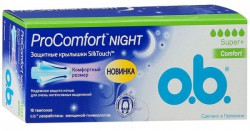 Тампоны o.b. прокомфорт найт супер плюс 16 шт.