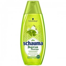 Шампунь Schauma Энергия природы свежая крапива и зеленое яблоко 400 мл