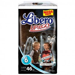 Подгузники-трусики 46 шт. Libero ап энд гоу экстра лардж 13-20 кг р. xl