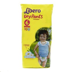 Подгузники-трусики 30 шт. Libero Драй Пэнтс экстра лардж 13-20 кг