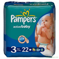 Подгузники 54 шт. Pampers актив беби экстра лардж 15+ кг р. 6