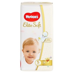 Подгузники 56 шт. Huggies элит софт 12-22 кг р. 5