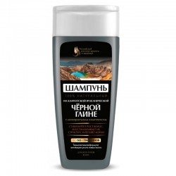 Шампунь на камчатской вулканической черной глине с минеральным комплексом для всех типов волос 270 мл