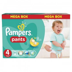 Подгузники-трусики 104 шт. Pampers макси 9-14 кг