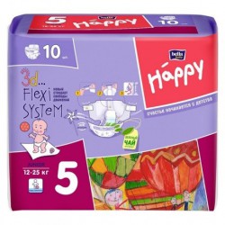 Подгузники 10 шт. Bella бэби хэппи джуниор 12-25 кг