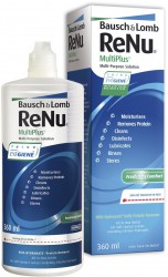 Раствор для ухода за контактными линзами ReNu МультиПлюс универсальный 355-360 мл