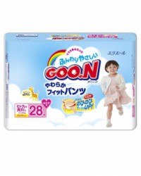 Подгузники-трусики для девочек 28 шт. Goon для приучения к горшку 13-25 кг р. bb