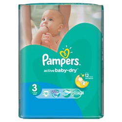 Подгузники 10 шт. Pampers актив беби драй миди 4-9 кг р. 3