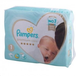 Подгузники 72 шт. Pampers премиум кеа ньюборн 2-5 кг р. 1