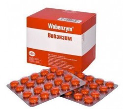 Вобэнзим табл. п/о кишечнораств. №200 шт.