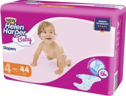 Подгузники 44 шт. Helen Harper Бэби макси 7-18 кг р. 4