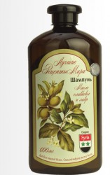 Шампунь Лучшие рецепты мира Сирия масло оливы и лавра для восстановления роста волос 600 мл