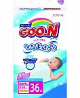 Подгузники 36 шт. Goon ньюборн 0-5 кг