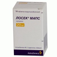 Лосек МАПС табл. п/о пленочной 20 мг 28 шт.