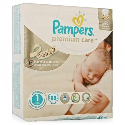Подгузники 88 шт. Pampers премиум кеа ньюборн 2-5 кг р. 1