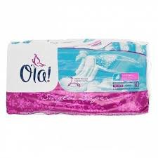 Прокладки женские Ola вингс супер синглс в индивид. упак. 10 шт.