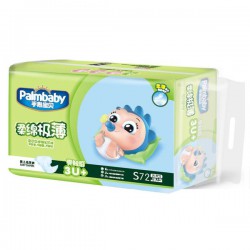 Подгузники 72 шт. Palmbaby ультратонкие 3-7 кг р. S