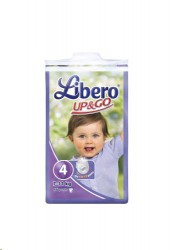 Подгузники-трусики 46 шт. Libero ап энд гоу макси 7-11кг