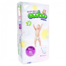 Подгузники 46 шт. Ecoboo 12+ кг р.  XL
