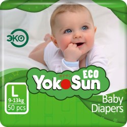Подгузники 50 шт. YokoSun Эко 9-13 кг р. L