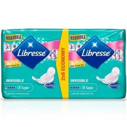 Прокладки женские Libresse инвизибл ультра супер 16 шт.